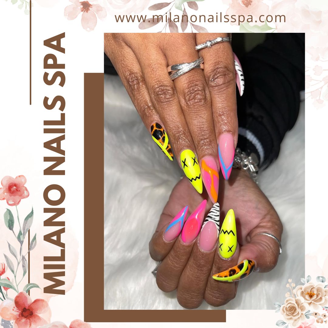 Milano Nails Spa nail work in Conyers, Georgia